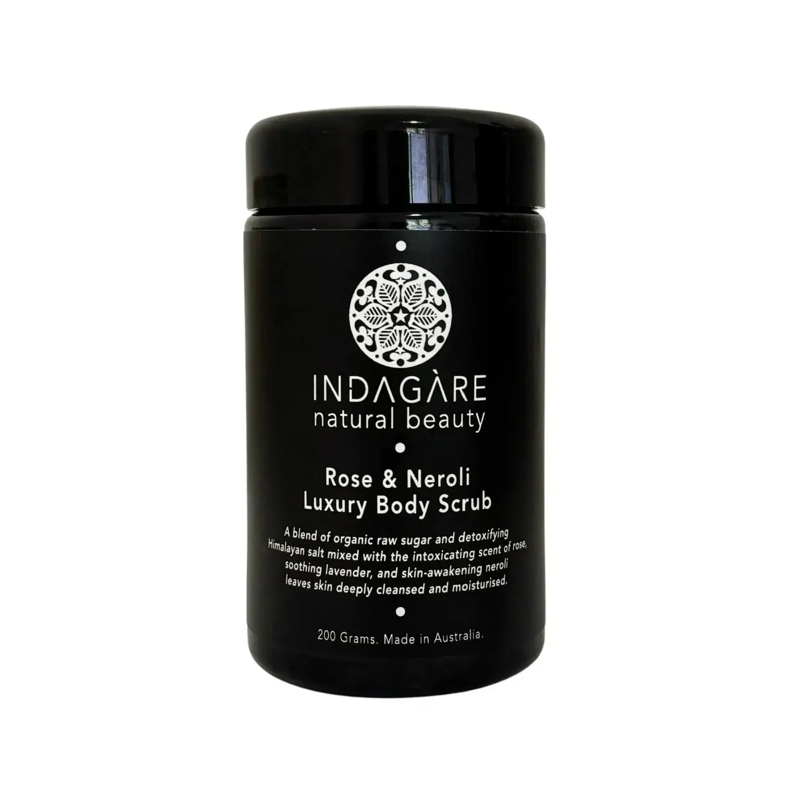 Rose & Neroli Organic Body Scrub to cleanse and moisturise dry skin