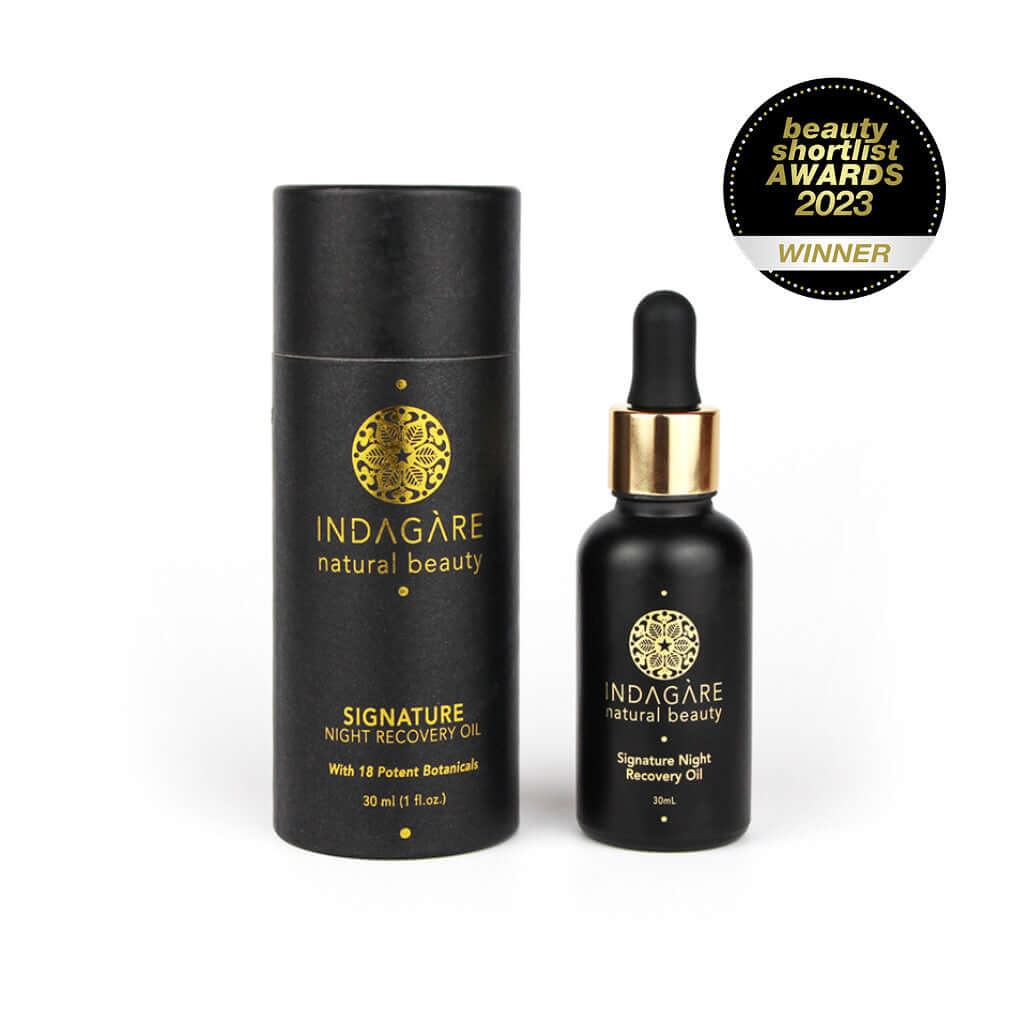 Signature Night Recovery face oil for intense overnight rejuvenation of sensitive and mature skin
