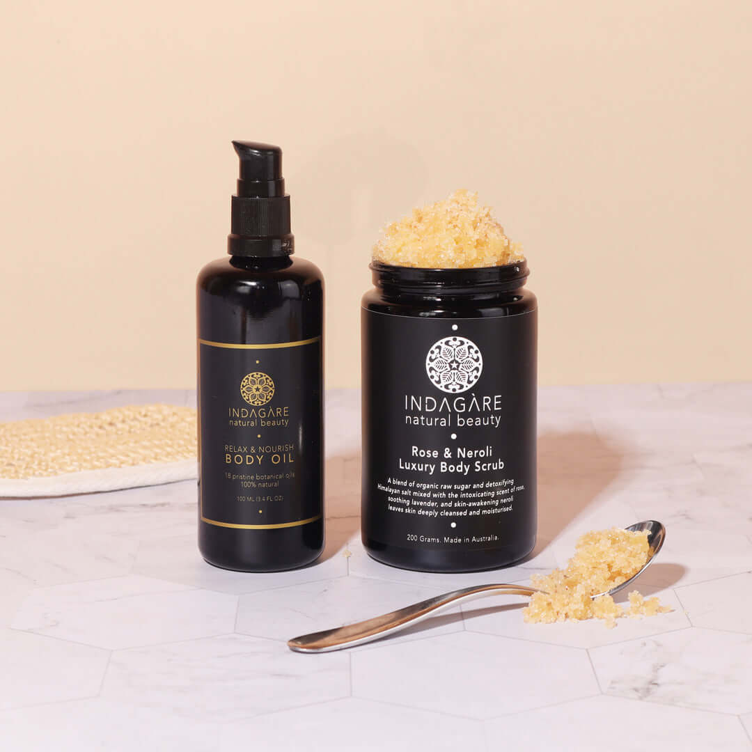Rose & Neroli Luxury Organic Body Scrub | 200g