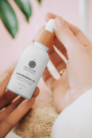 Organic Hair Renewal Oil Australia - Nourishing | Lightweight - Indagare Natural Beauty